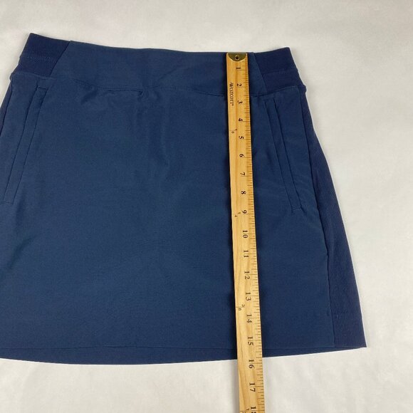 Athleta Brooklyn Skort 16" Womens 6 Navy Blue Athletic Performance Stretch - Picture 8 of 13